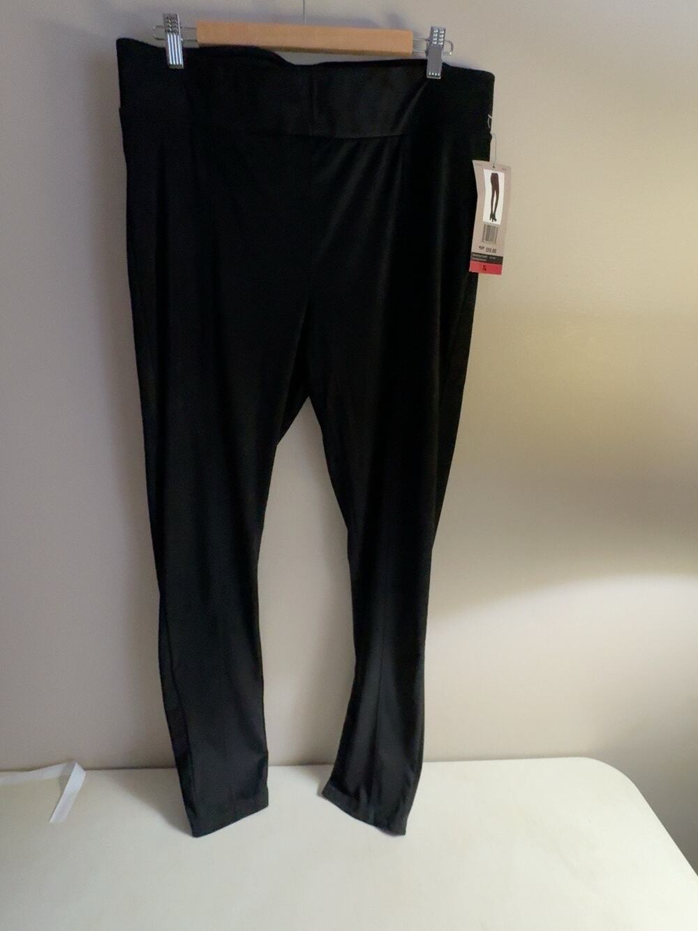 Seven7 Women’s XL Faux Suede Leggings Black High Rise Pull On NWT
